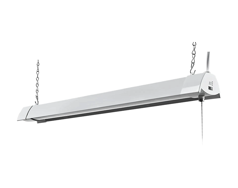 LED grow light fixture with hanging chains