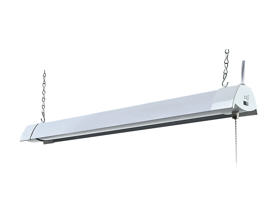 LED grow light fixture with hanging chains