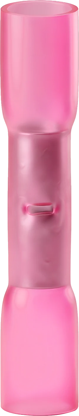 Red heat-shrink butt connector