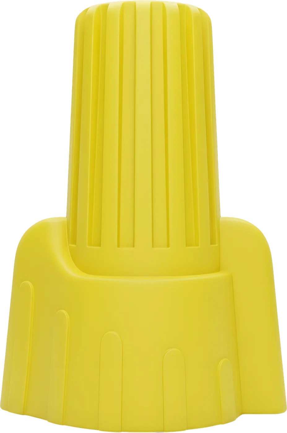 Yellow winged twist-on wire connector