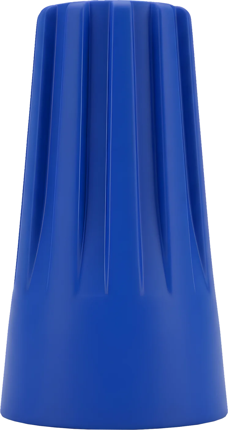 Blue compact twist-on wire connector