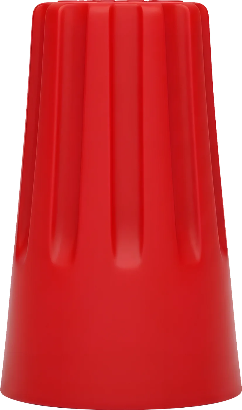 Red twist-on wire connector
