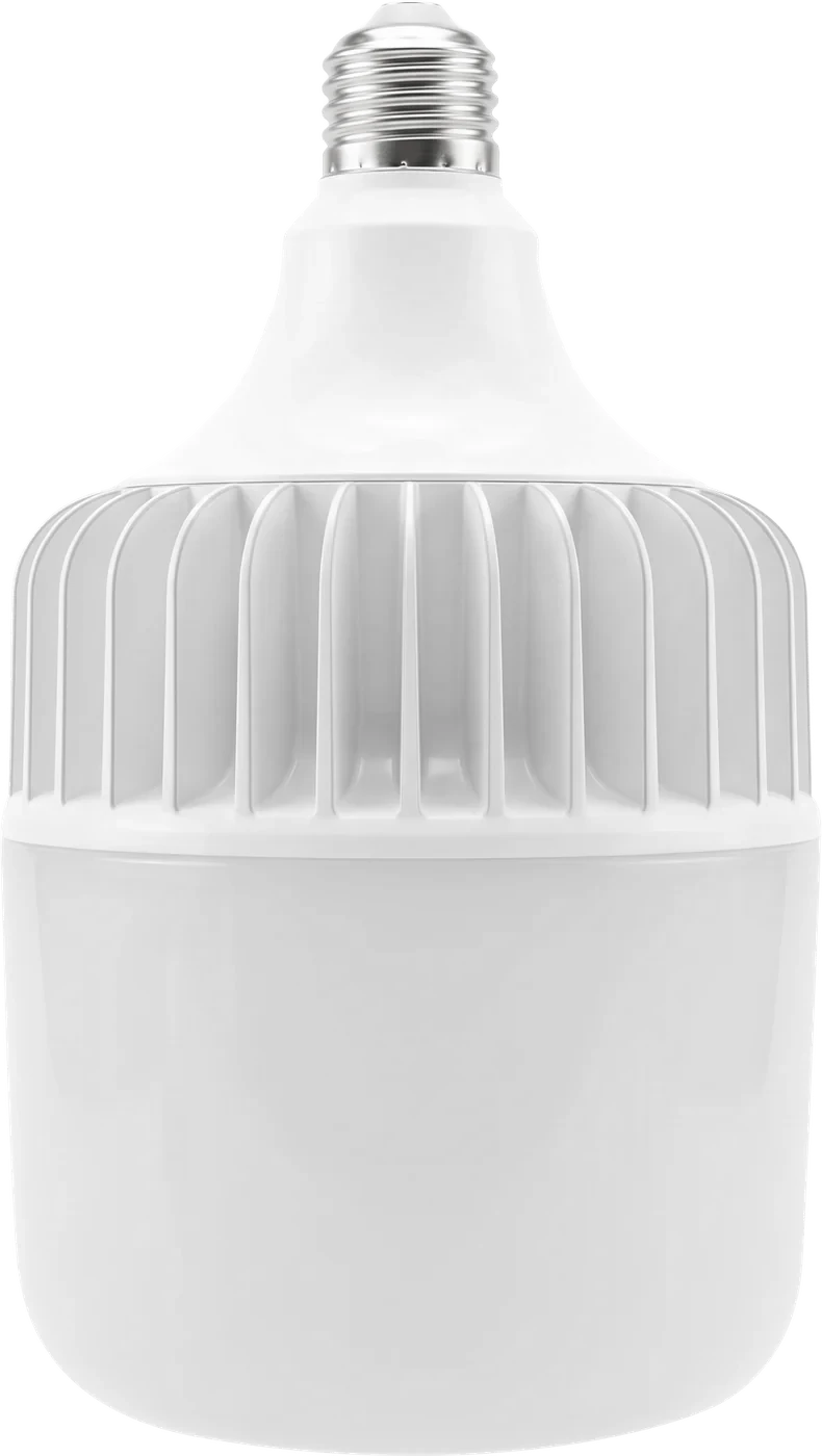 High-output LED garage light bulb with an E26 base