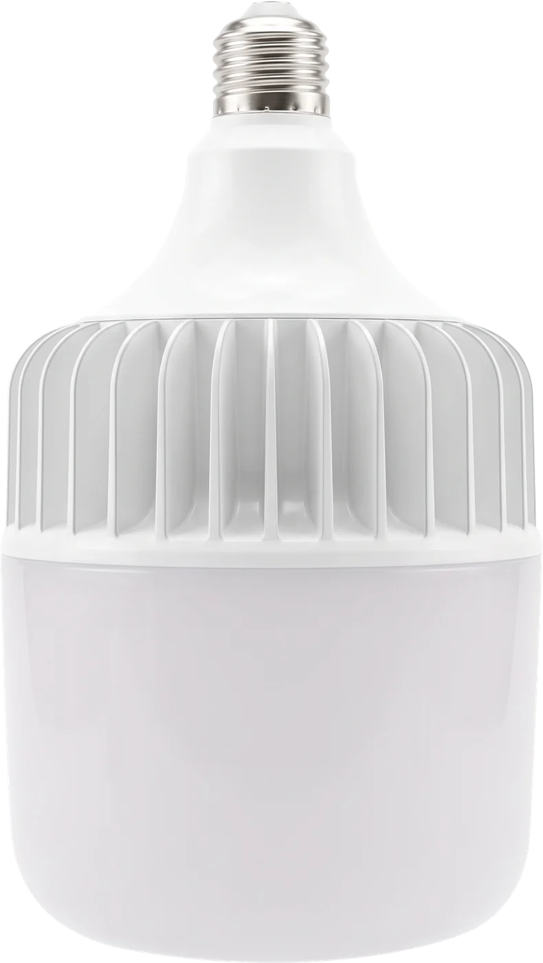 High-output LED garage light bulb with an E26 base