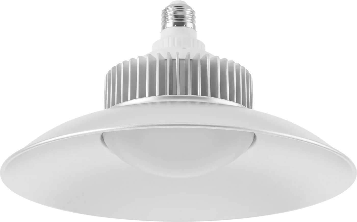 LED garage light bulb with an aluminium shade