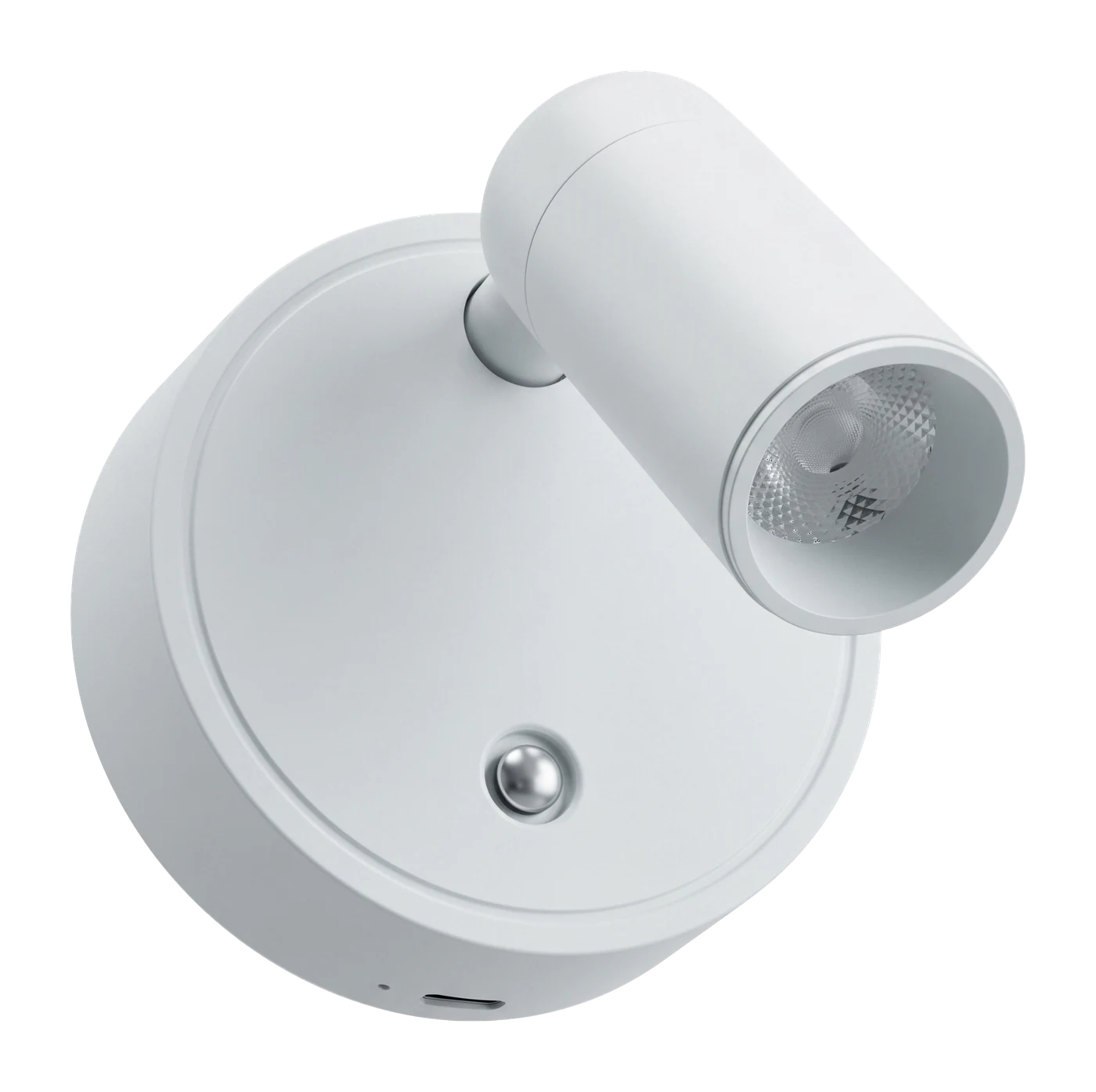 Zone Battery accent spotlight — White single-head battery spotlight