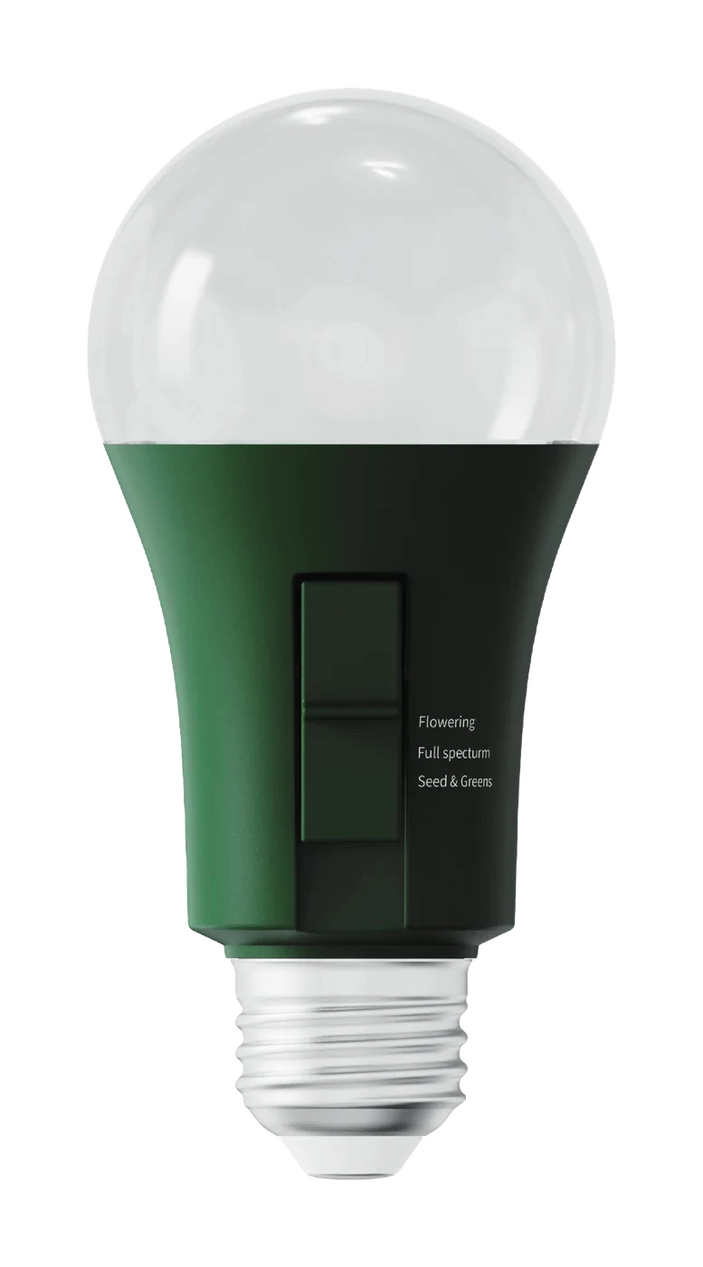 A19 full-spectrum LED grow light bulb