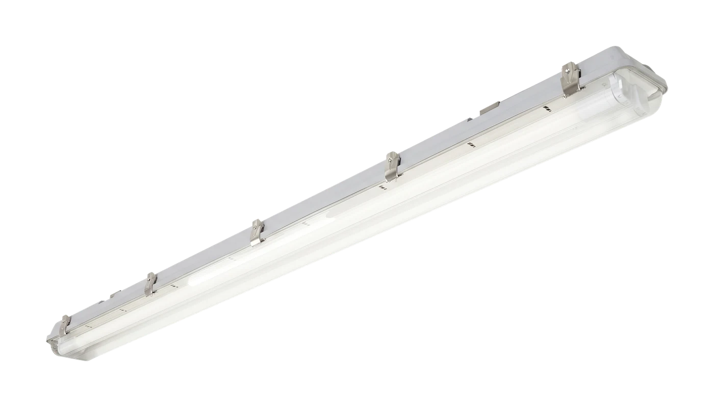 Zone 4 ft vapor-tight light — Four foot sealed vapor-tight LED light