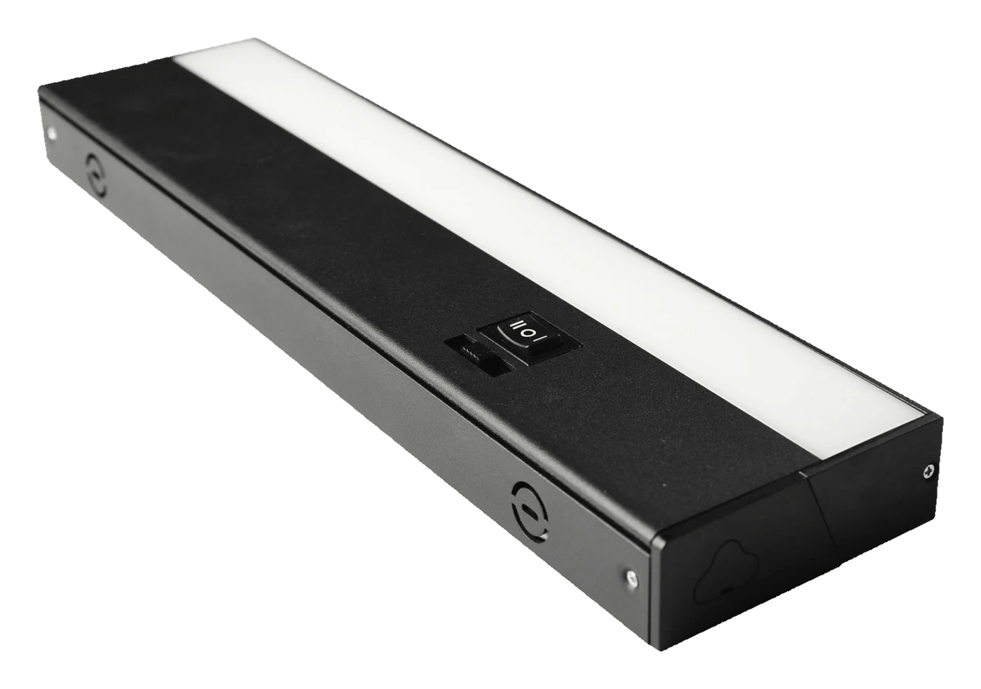 Zone 12 in. 3-CCT linkable under-cabinet light — Black 12 inch linkable under-cabinet LED light