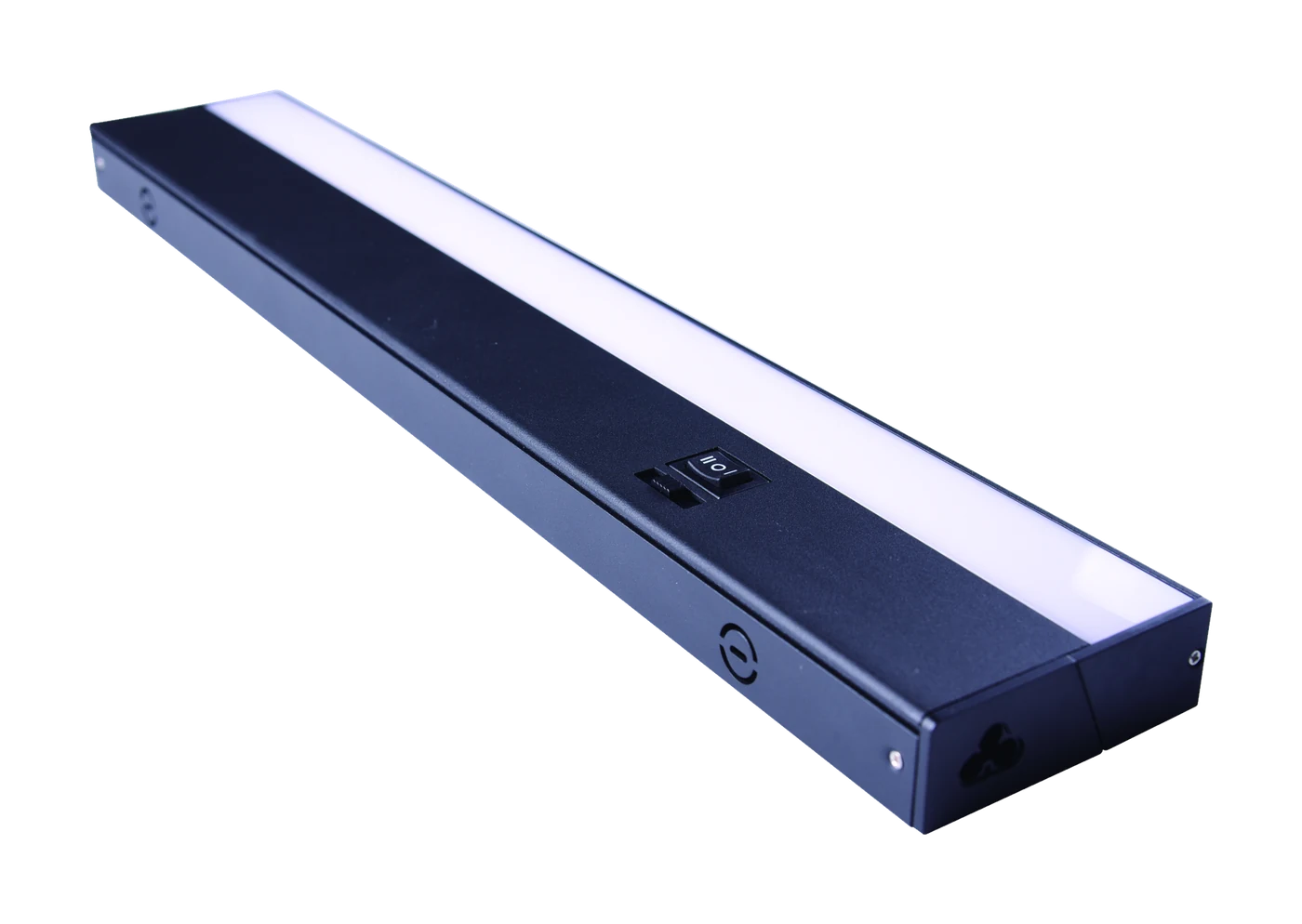 Black 18 inch linkable under-cabinet LED light