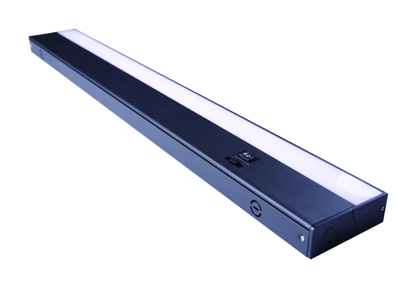 Black 24 inch linkable under-cabinet LED light