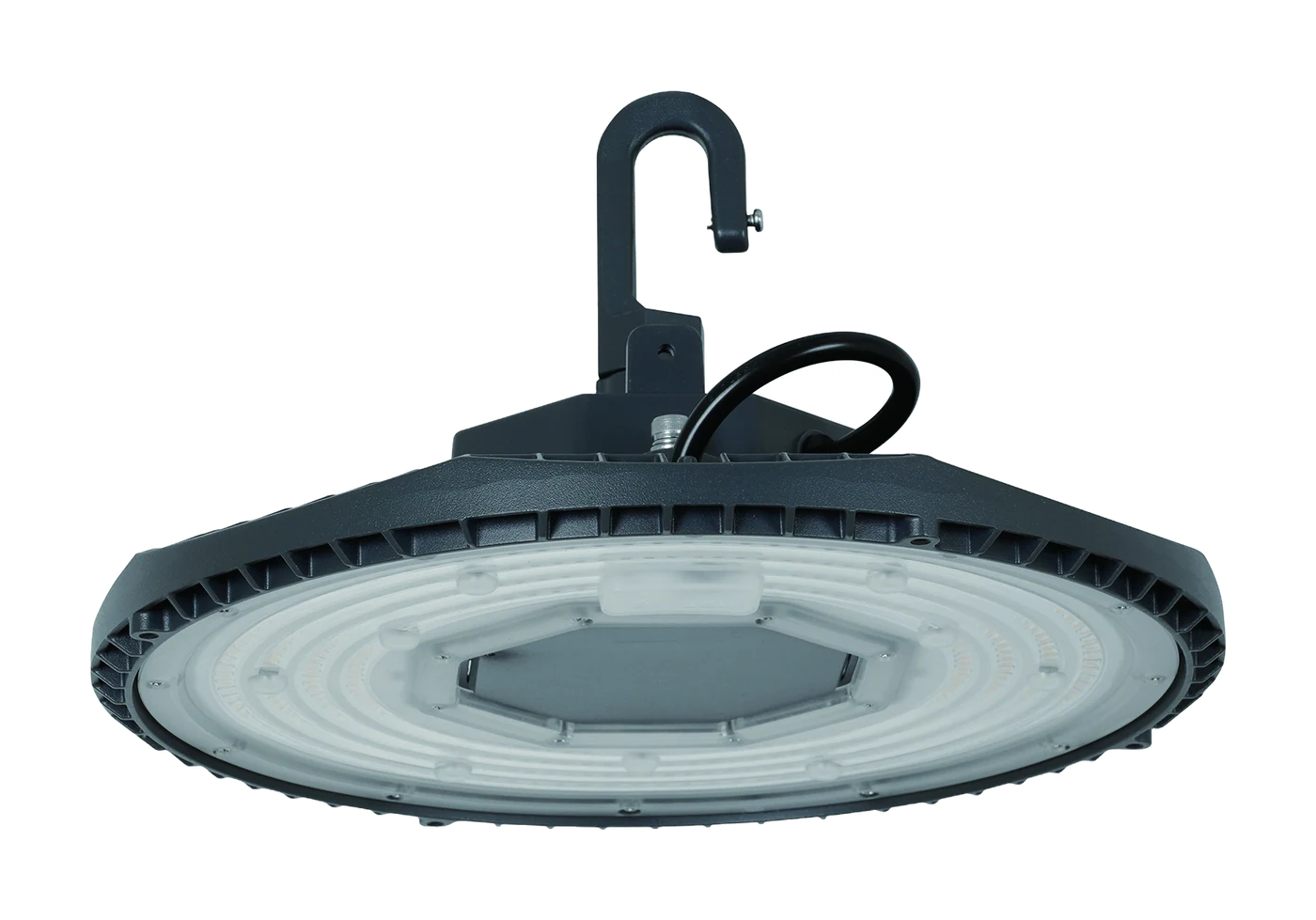 Round LED grow high bay light with hanging hook