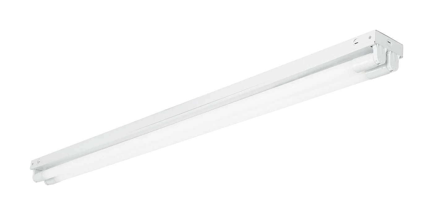White four foot two-lamp LED strip light