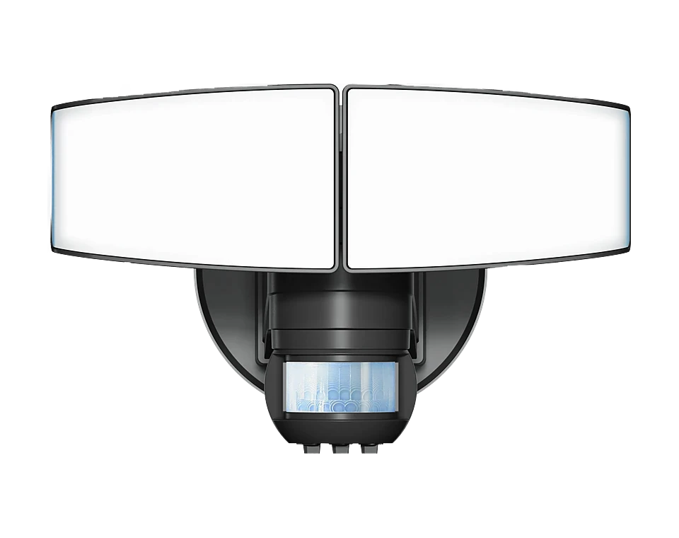 Bronze two-head motion sensor security light