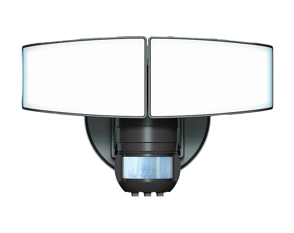 Bronze two-head motion sensor security light