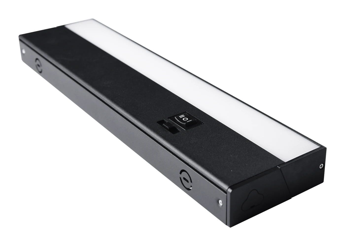 Zone 12 in. 3-CCT linkable under-cabinet light — Black 12 inch linkable under-cabinet LED light