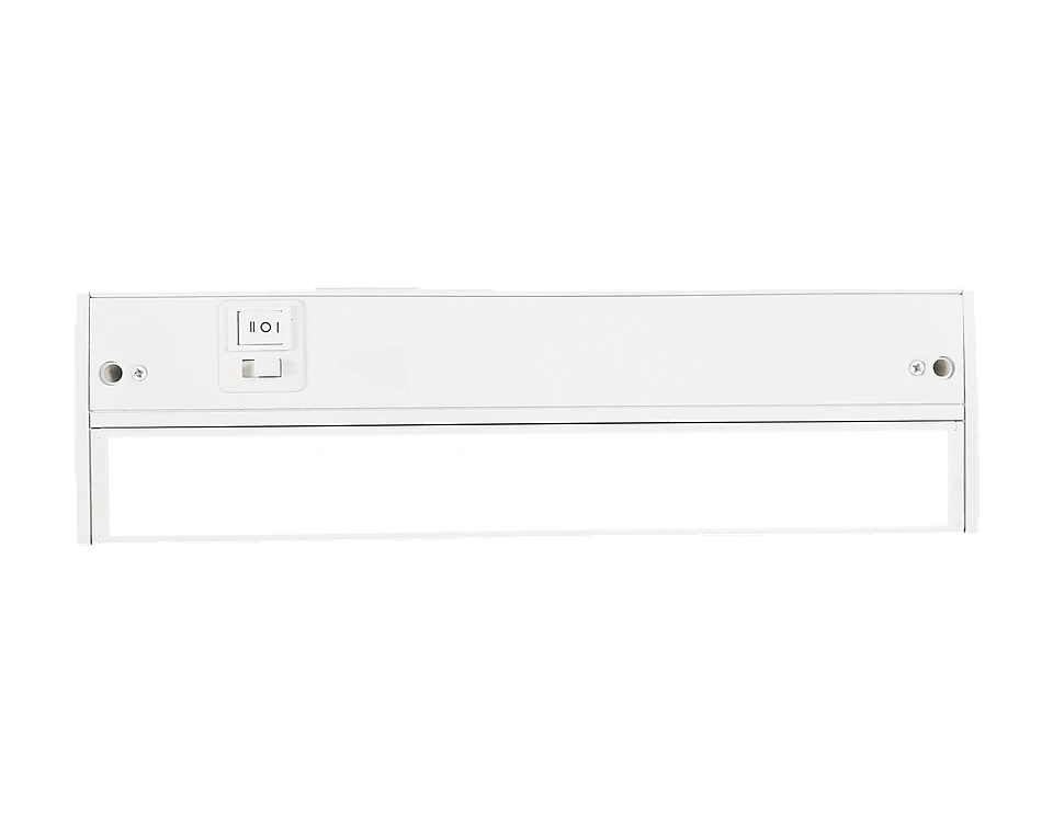 White under-cabinet LED light bar