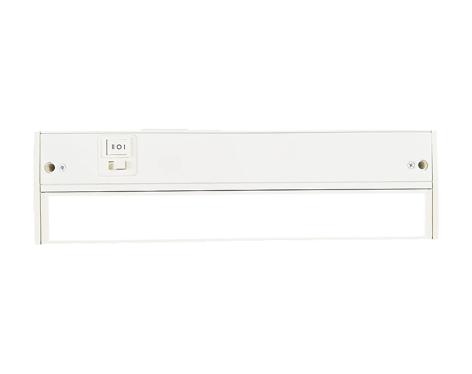 White under-cabinet LED light bar