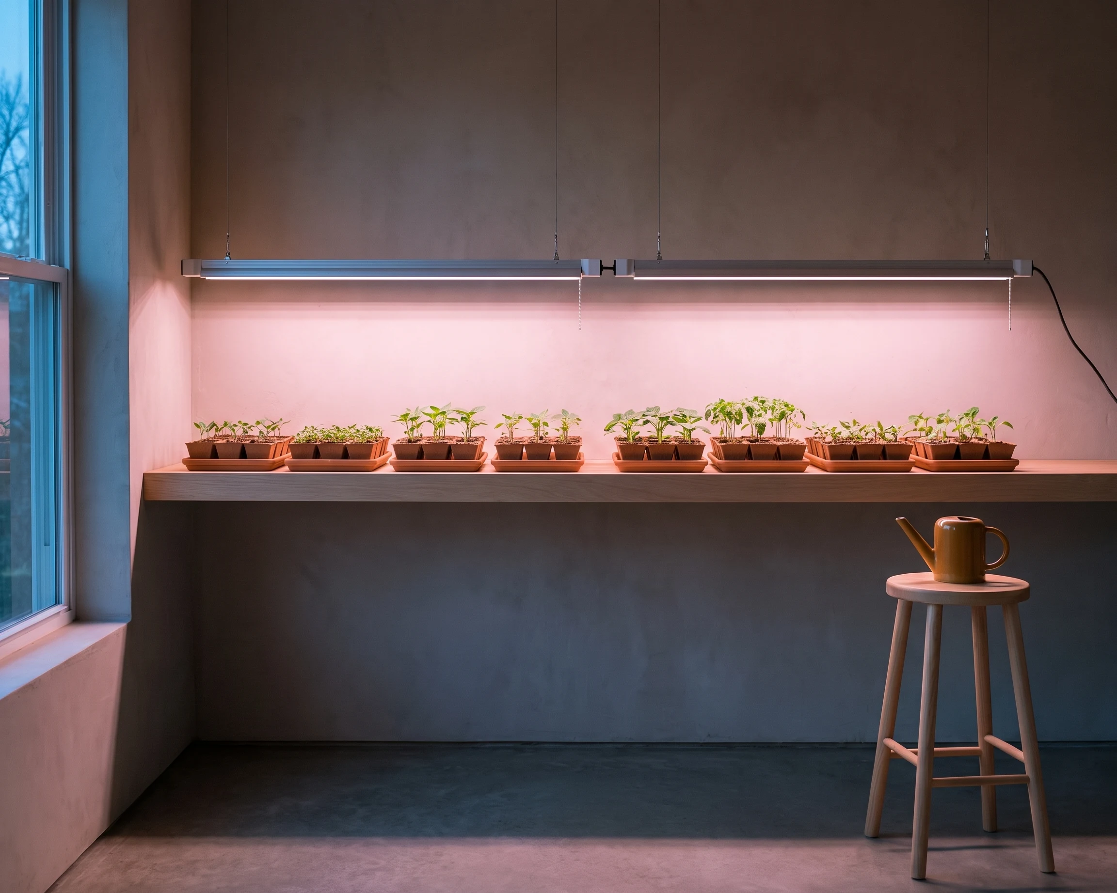 4 ft linkable grow strip, shown in a typical installation (illustration)